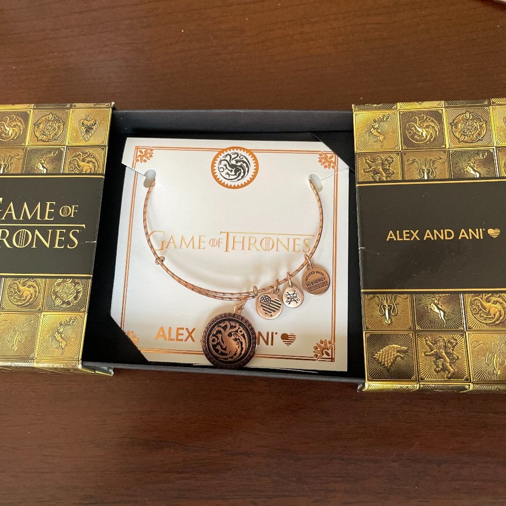 Game Of Thrones Alex And Ani Fire and Blood Energy Bracelet